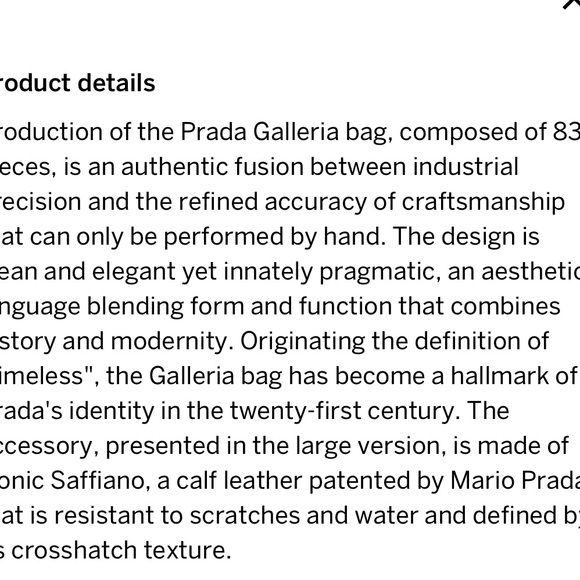 Large Prada Galleria Saffiano Leather Bag- Brown - Picture 9 of 11